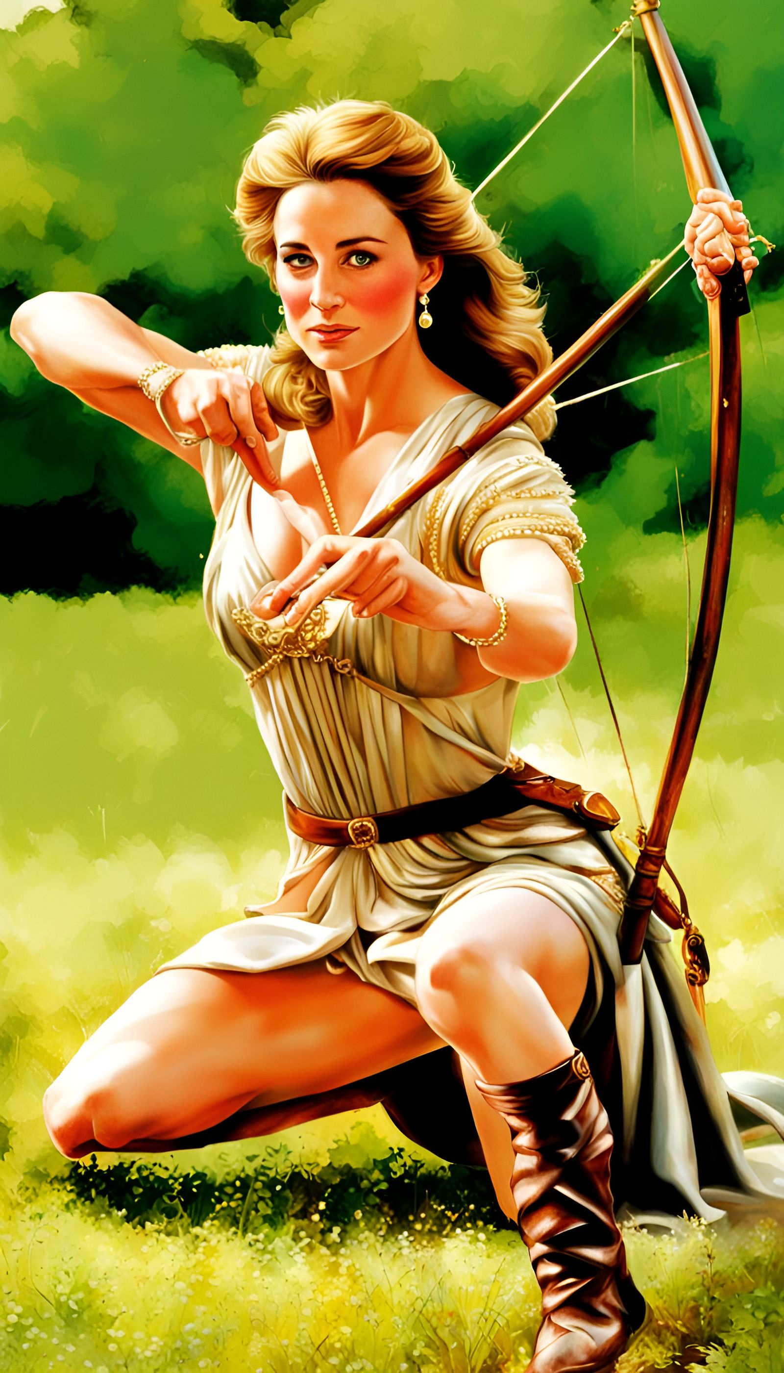 Princess Catherine as a Classical Goddess