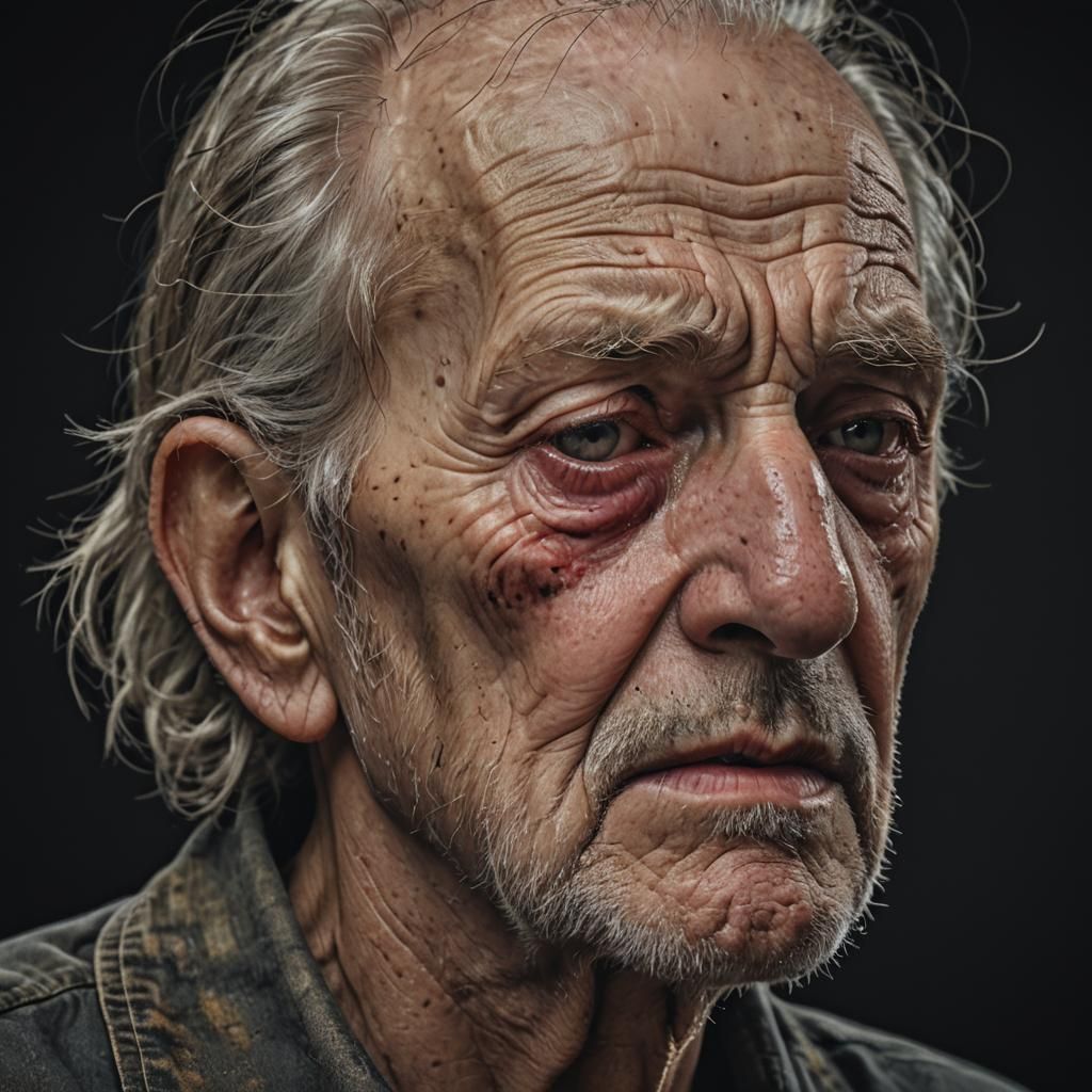 Tired Old Man: Wisdom in Ultra-High Definition