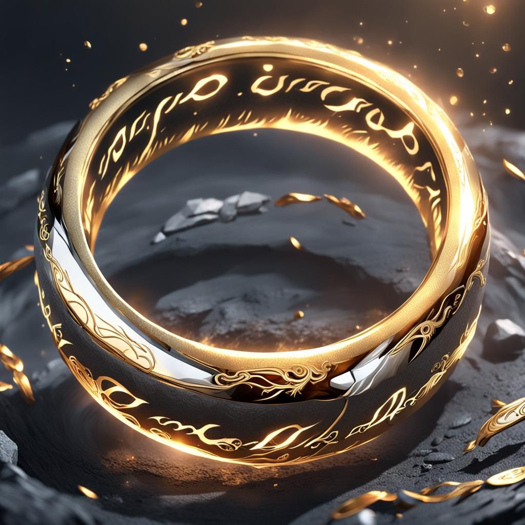 The One Ring: Detailed 3D Anime Art