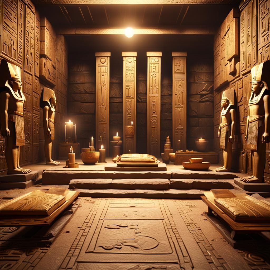 Egyptian Healing Room: Sound Frequency Technology in 3D