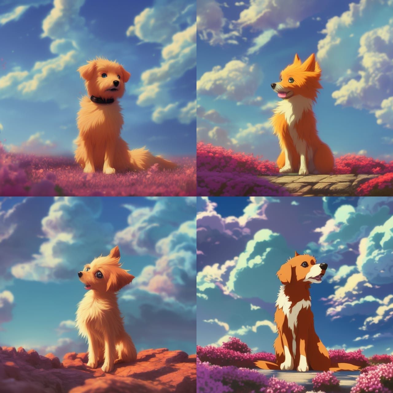 Animated dogs