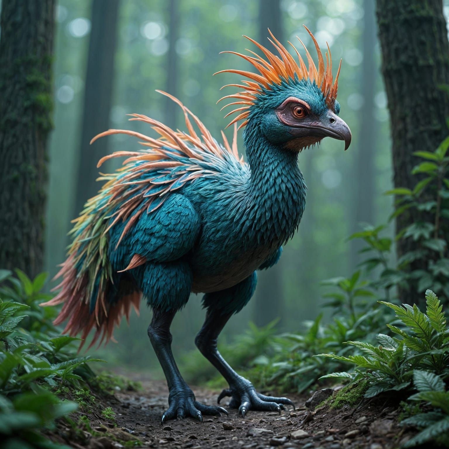 Zazu Reimagined as Jurassic Predator