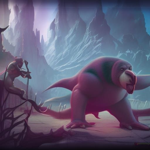 Basil Rasloff & The Dark Animus DC Comics Art