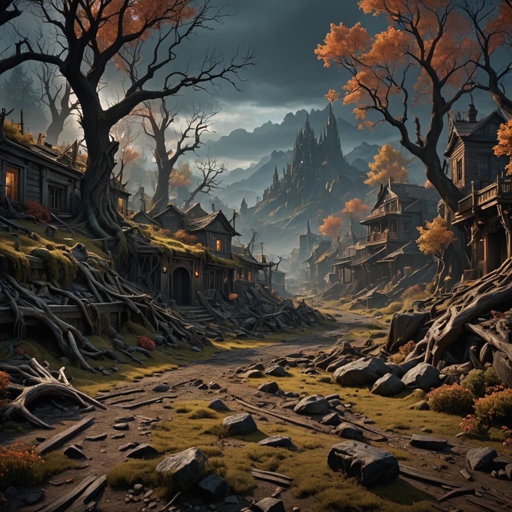 Cinematic Horror Landscape