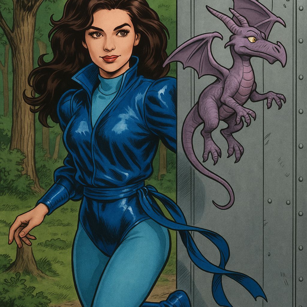 Comic Art Shadowcat Infiltrates High-Tech Building With Drag...