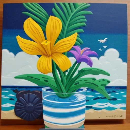 Abstract Eclipse Cow with Banana in Woodcut Style