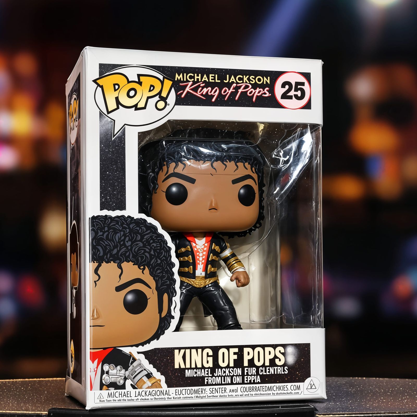 Michael Jackson Funko Pop Shines on Concert Stage