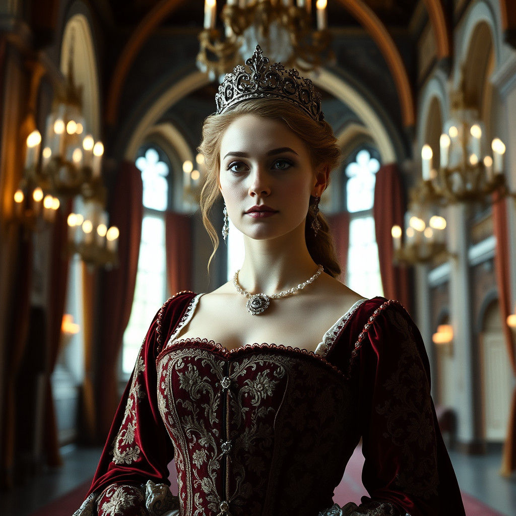 Regal Princess in Norrköping Castle, Cinematic Lighting