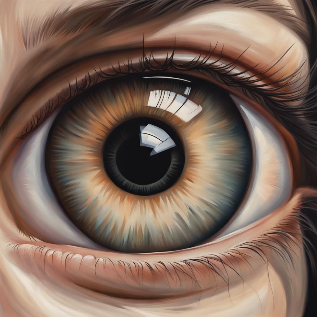 Hyperrealistic Portrait Art in Warm Oil Light