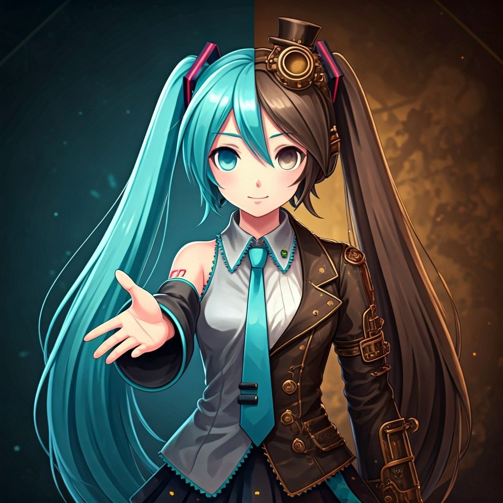 Hatsune Miku: Cyberpunk Future Meets Steampunk Past