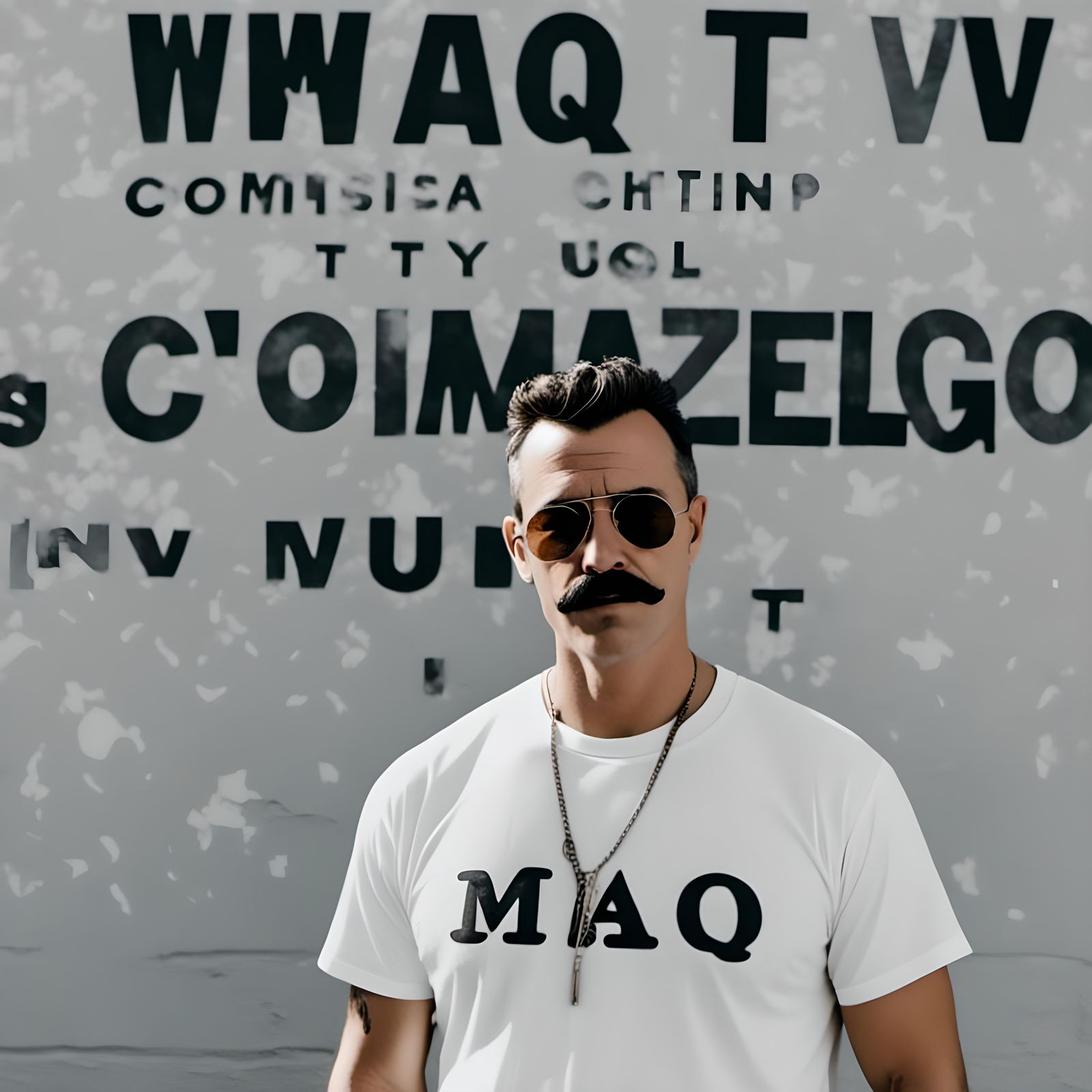 Man in 70s Style at Old Comiskey Park