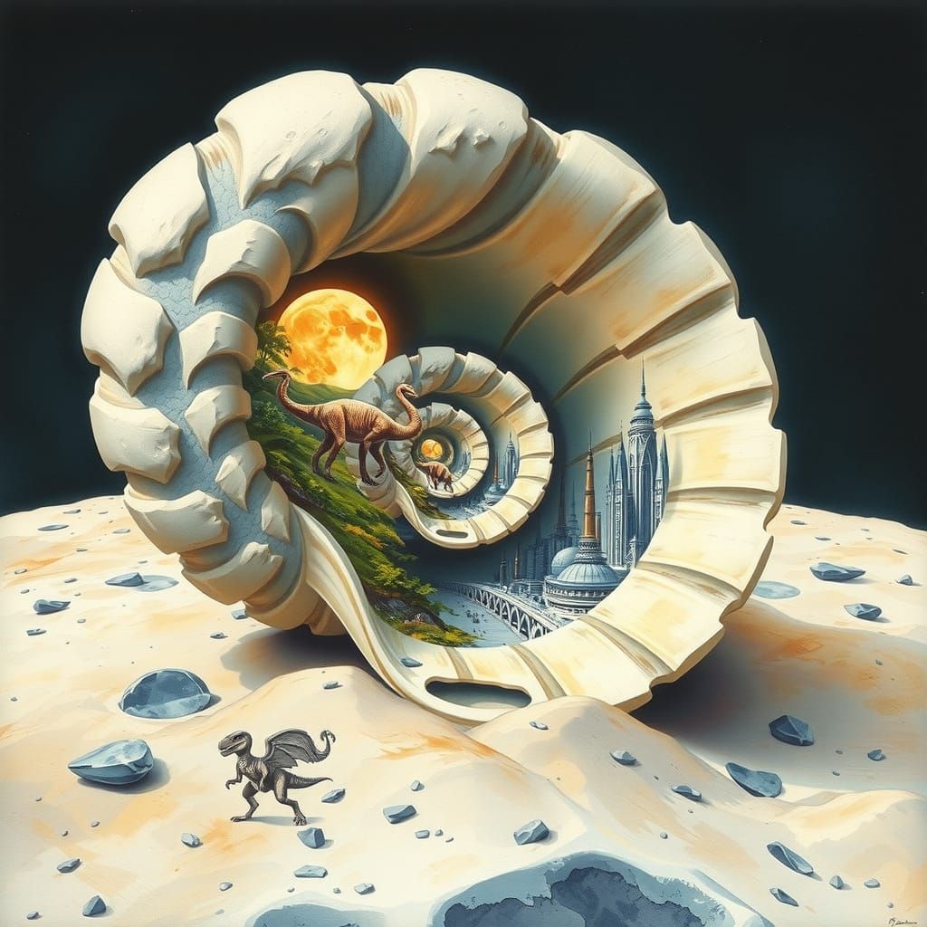 Ancient Seashell Unfolds into Lunar Time Machine