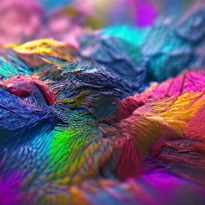 Image of Unseen Colors in 8K Resolution