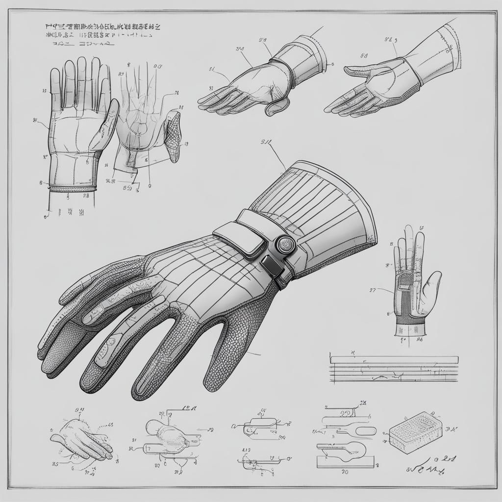 Vibrating Silicone Massage Gloves: Patent Design