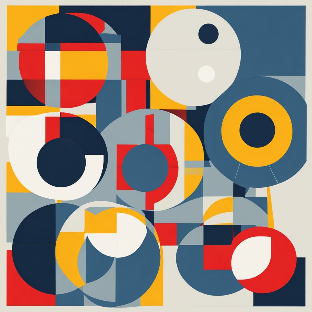 Retrofuturist Geometric Abstraction