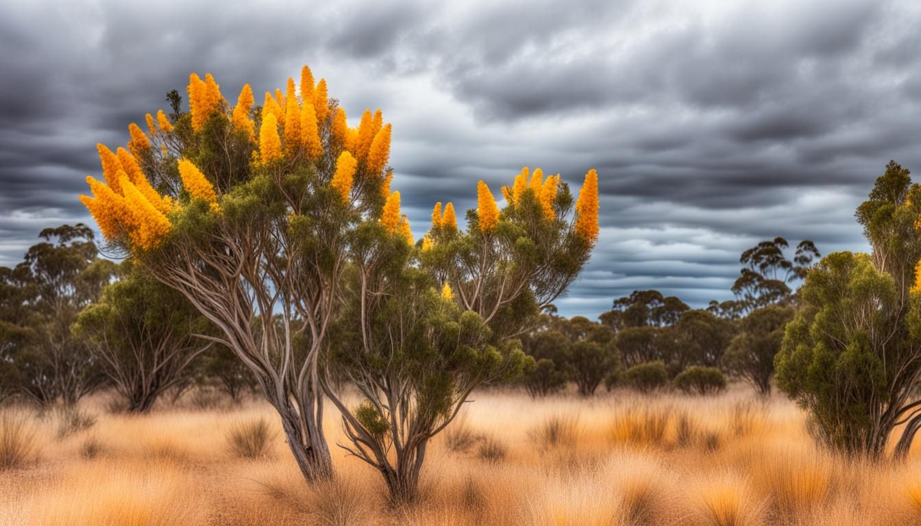 Nuytsia Floribunda in Divine Sunshine