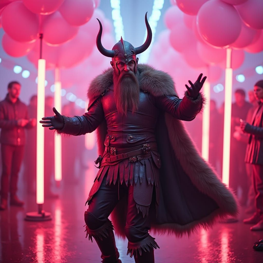 Viking Dances in a Cyberpunk Pony Club