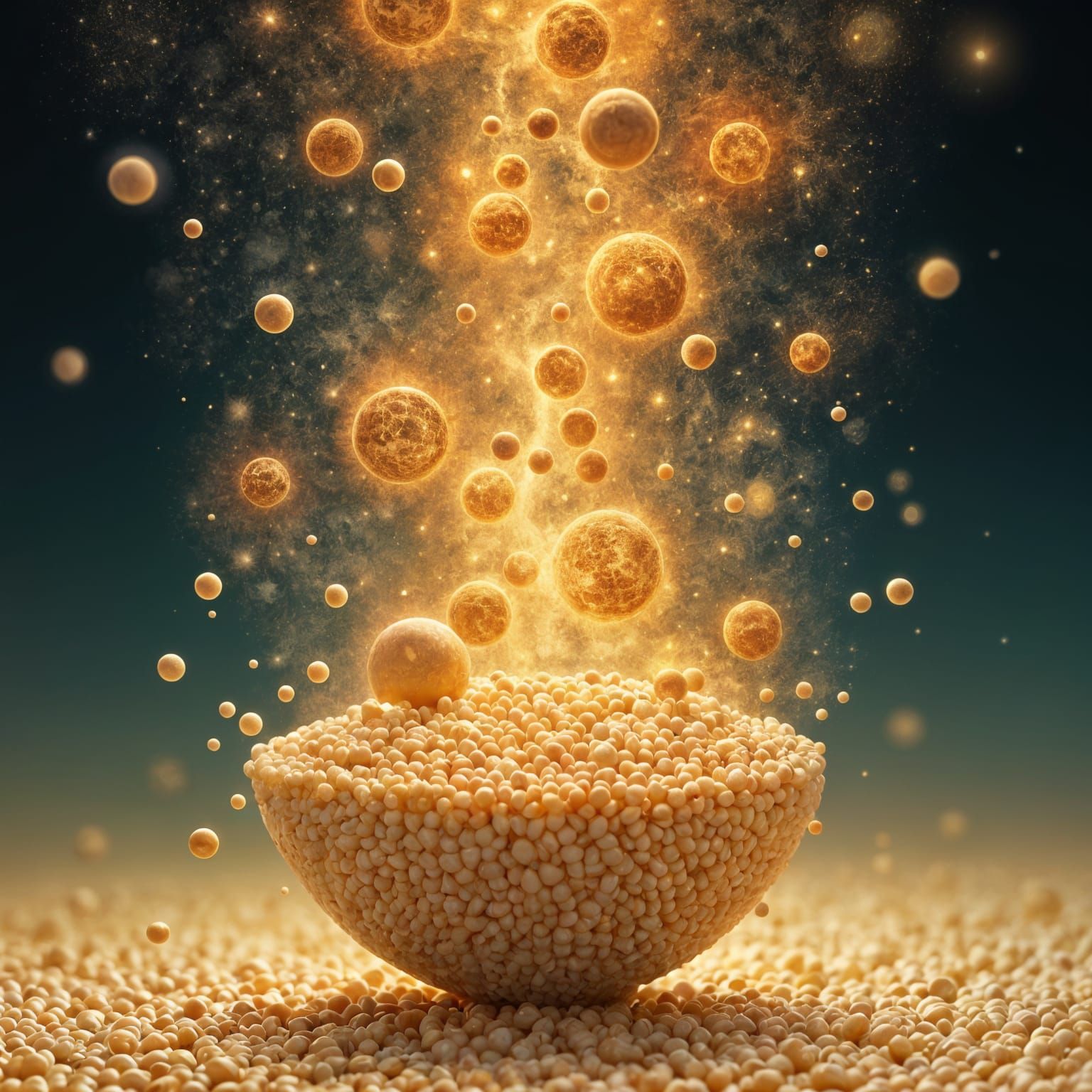 AI Realization of Infinity in Rice Grain