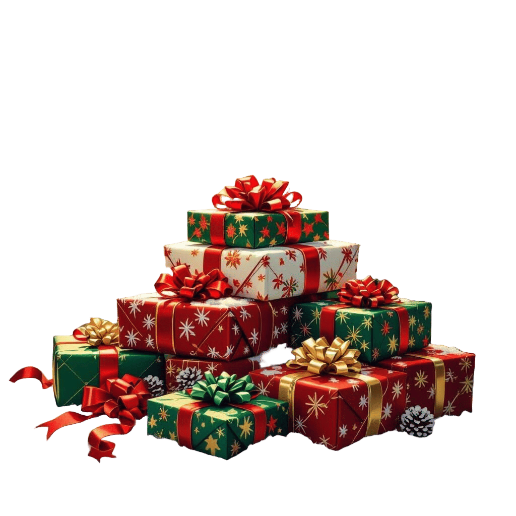 Magical Christmas Presents Under a Tree