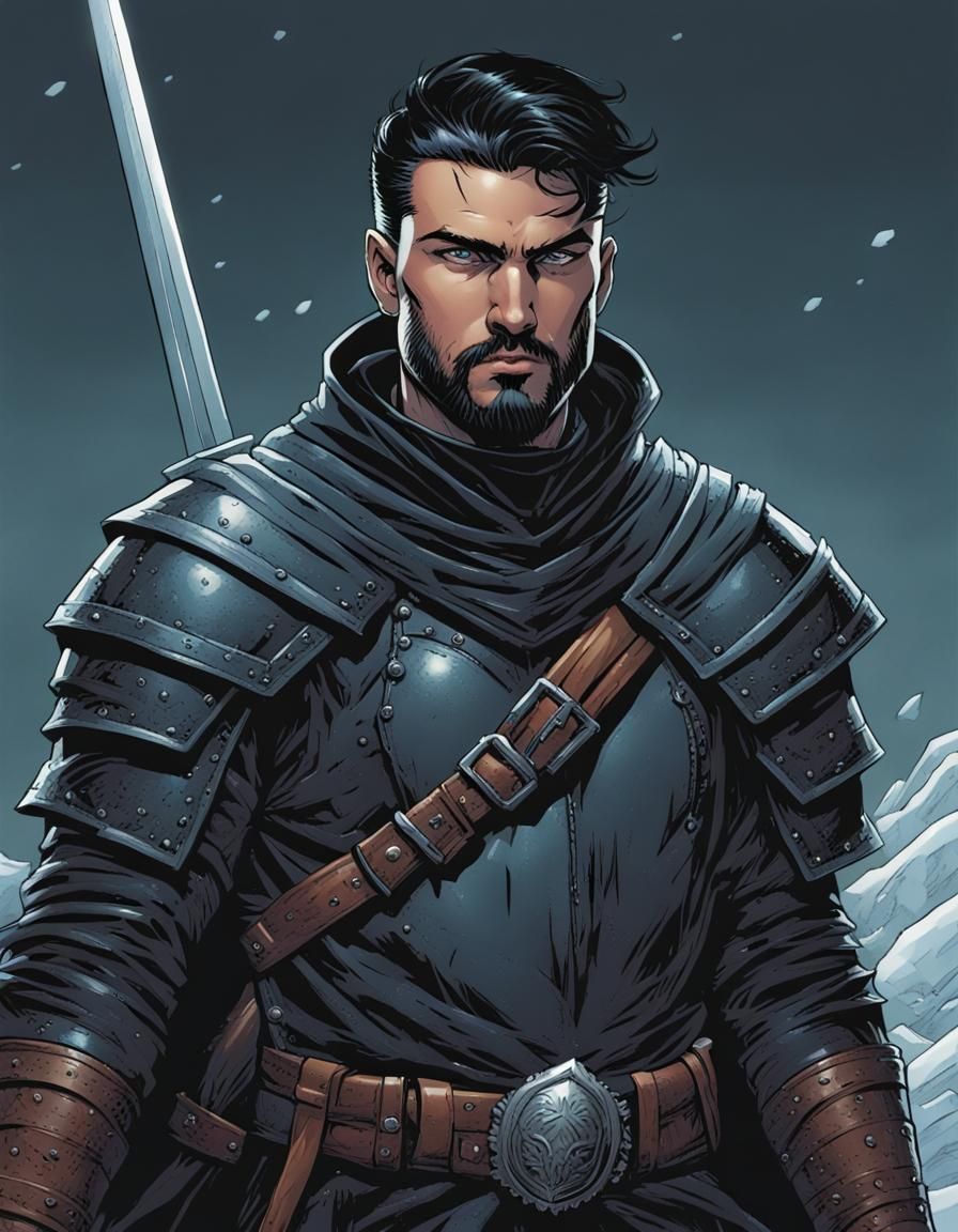 Young Vesemir the Monster Slayer: Comic Book Art