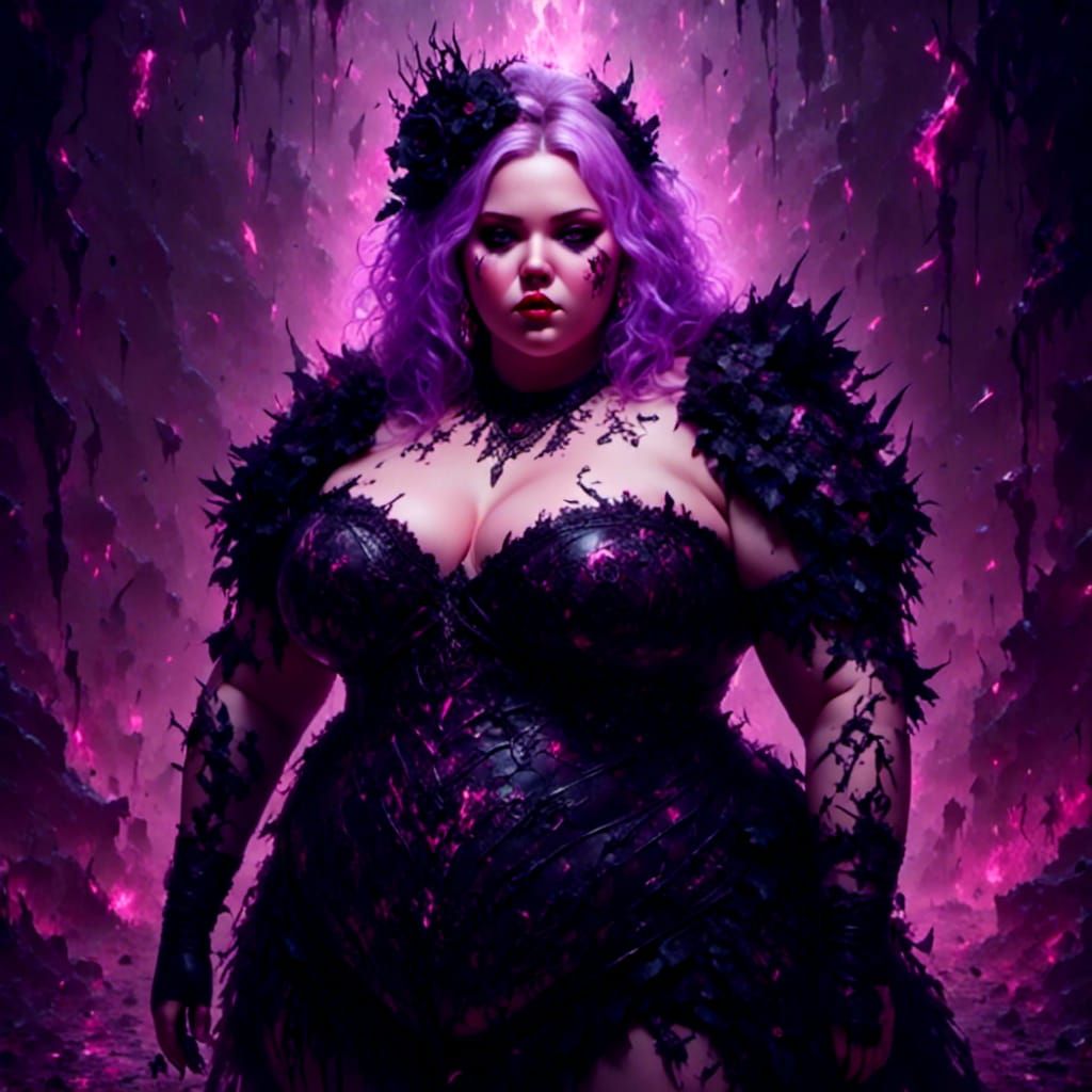 bbw gothic princess