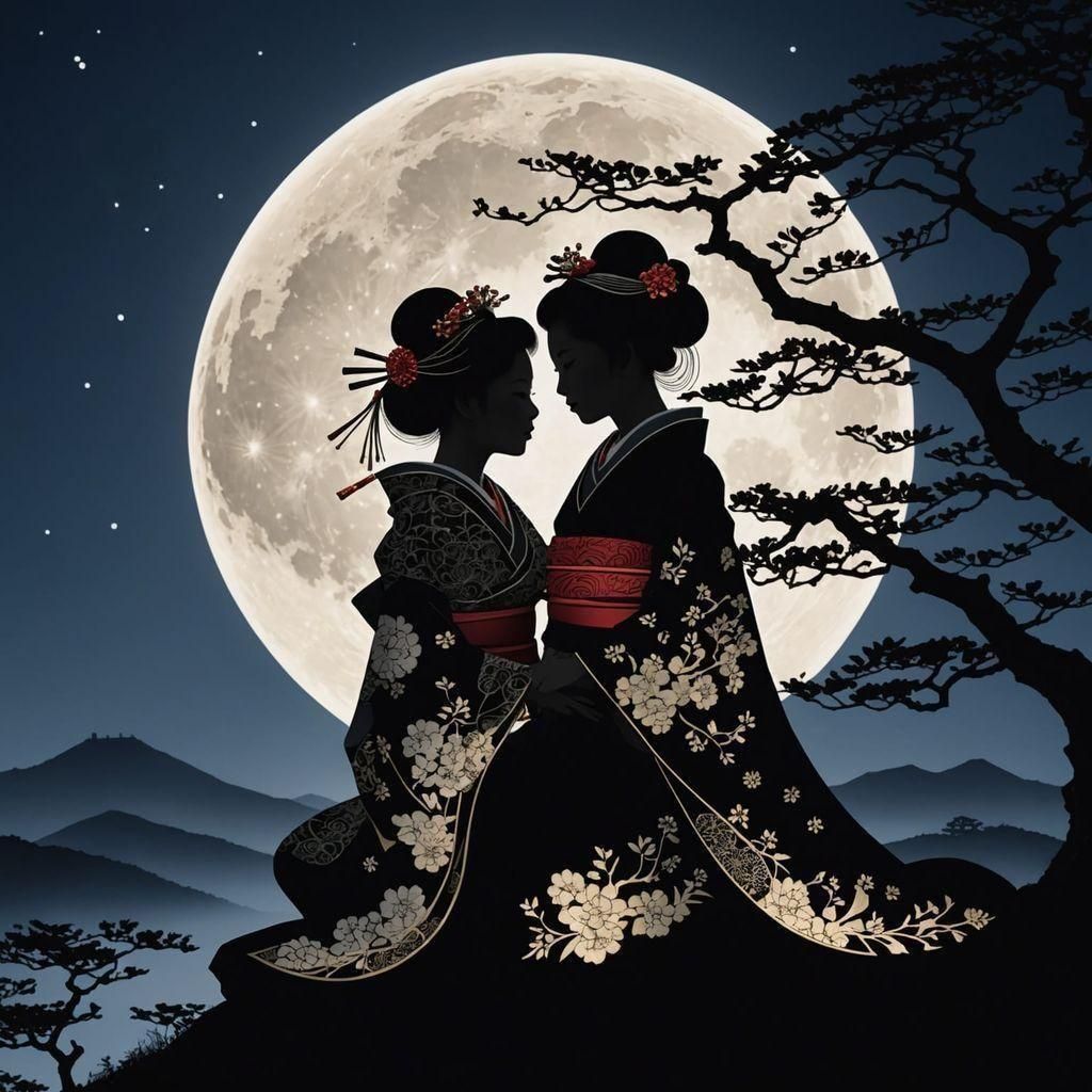 Moonlit Interlude of Forbidden Love