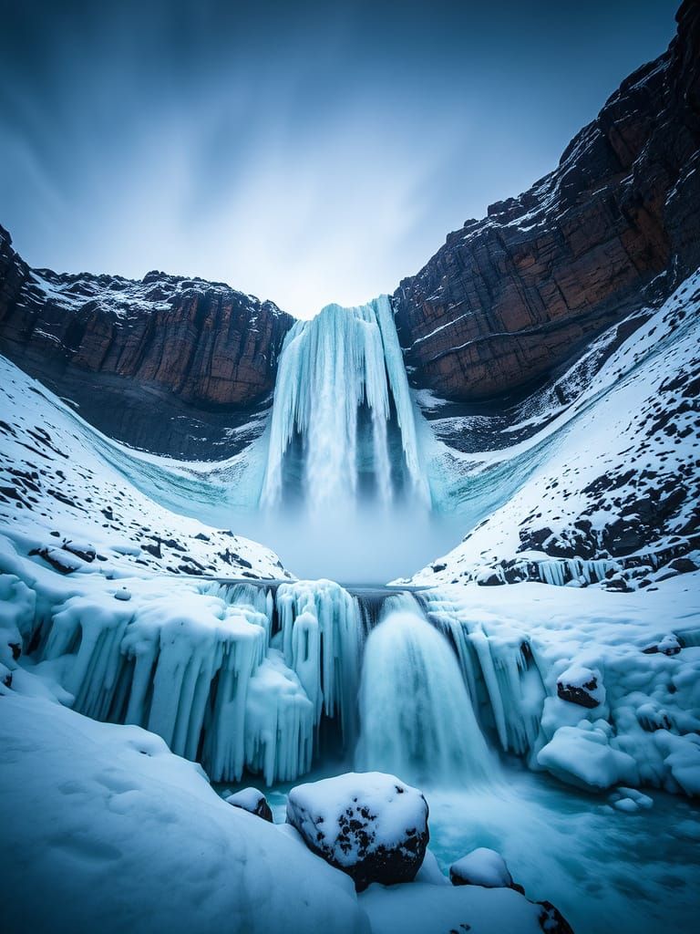 Frozen Waterfall