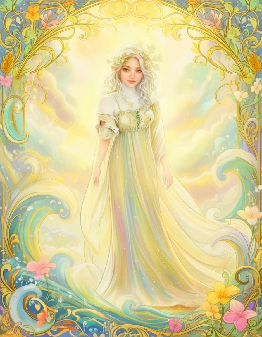 Ethereal Elf Between Worlds in Cinematic Fantasy Art