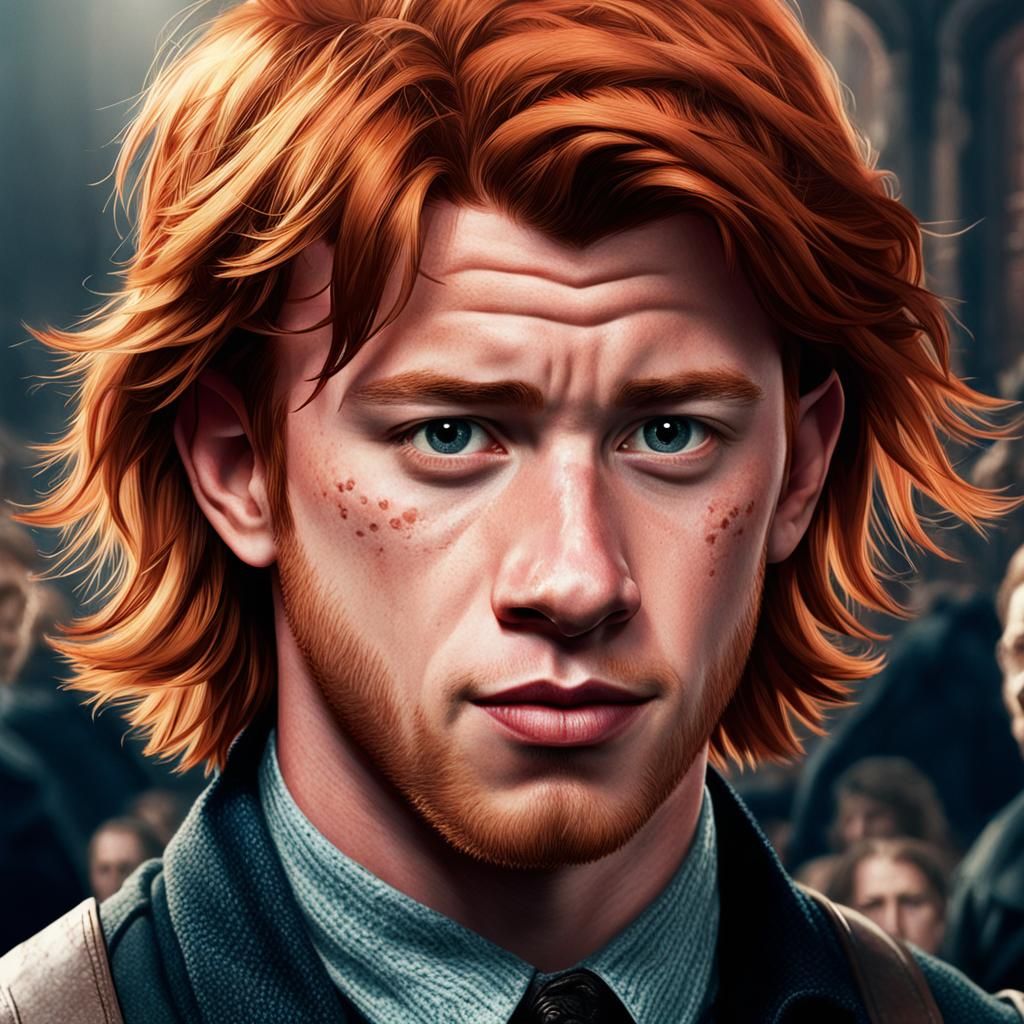Ron Weasley but it's Nick Jonas