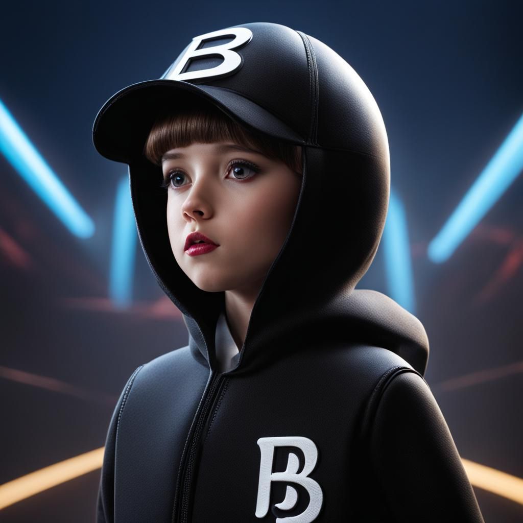 Writing the Letter B on a Back