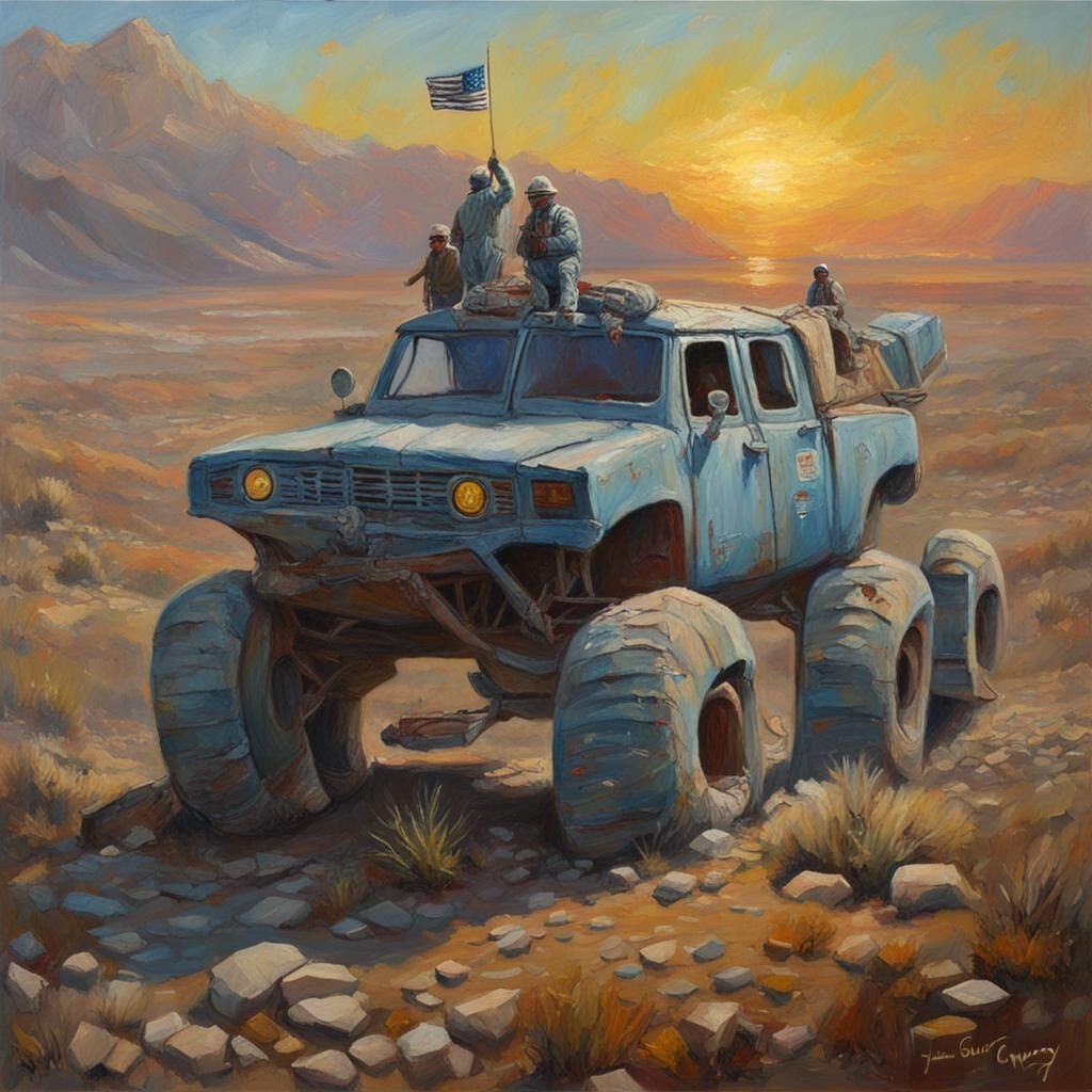 Gemiborn Oil Painting Illustration