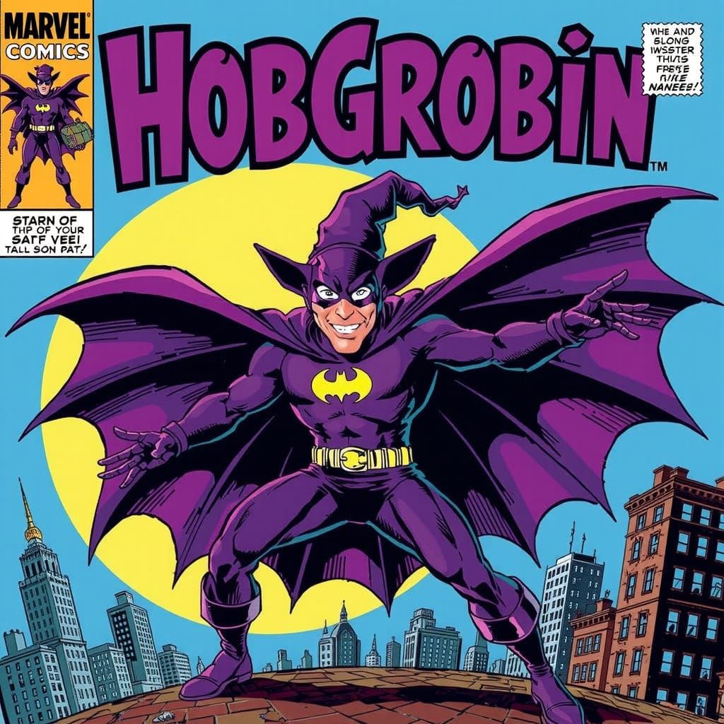 Josh Groban as Hobgoblin in Marvel Comic