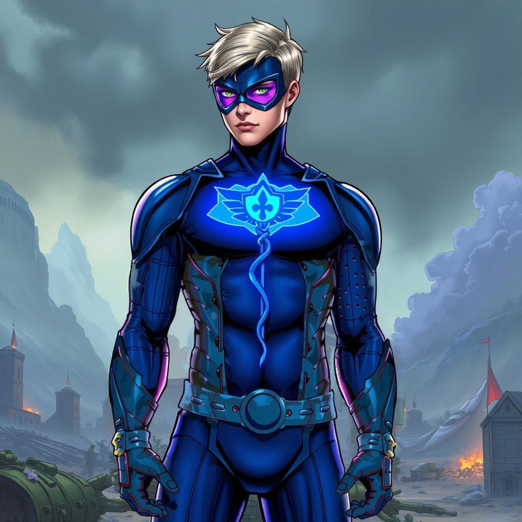 Viperblitz: German Hero in Cyberpunk Medical Gear