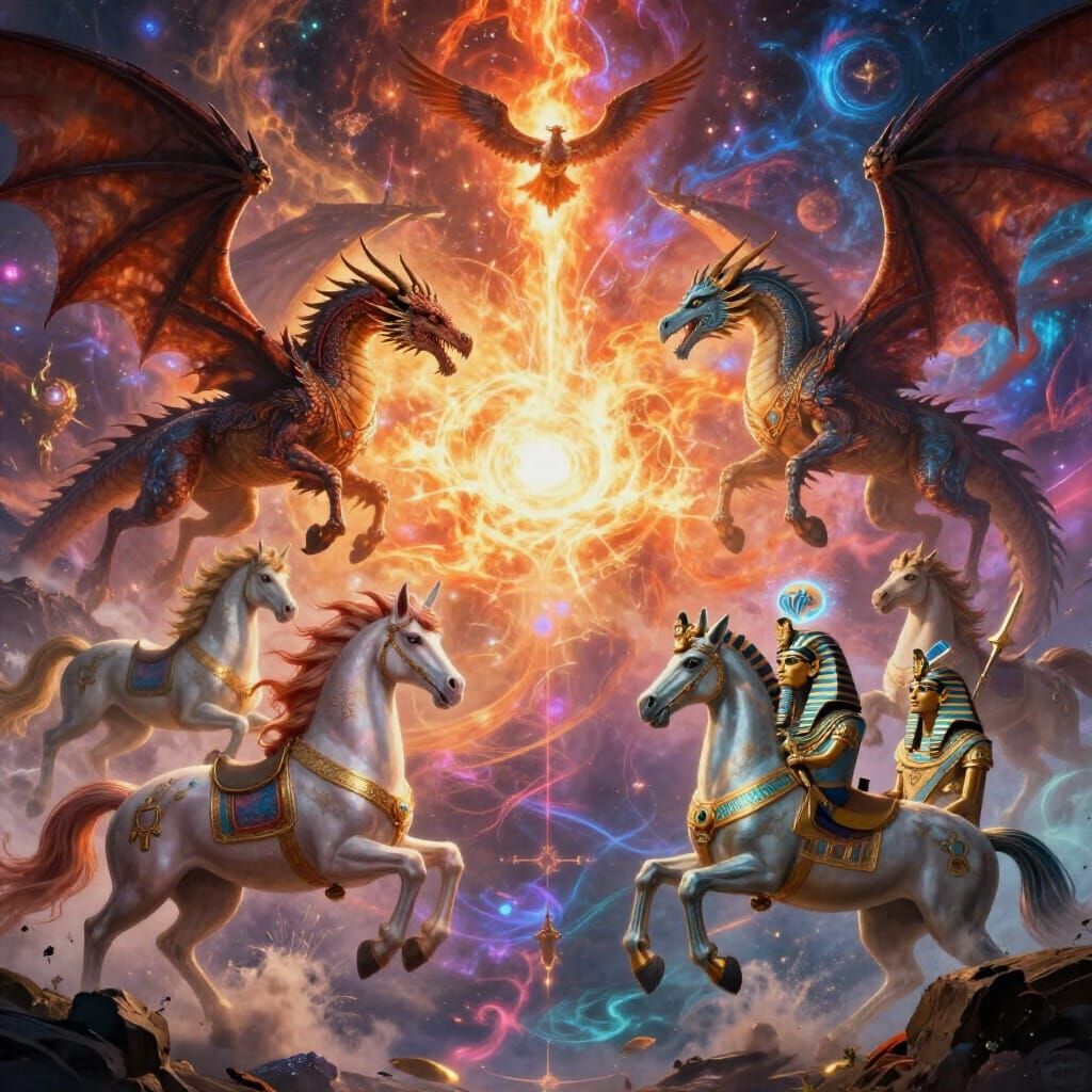 Mythological Battle: Greek Gods vs Egyptian Pantheon