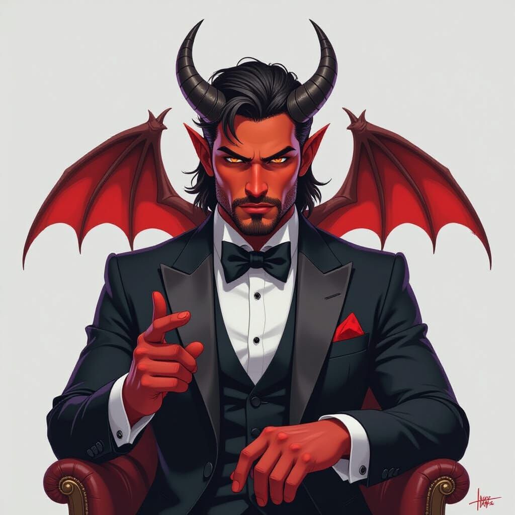 AI Image: Devil's Advocate Persona