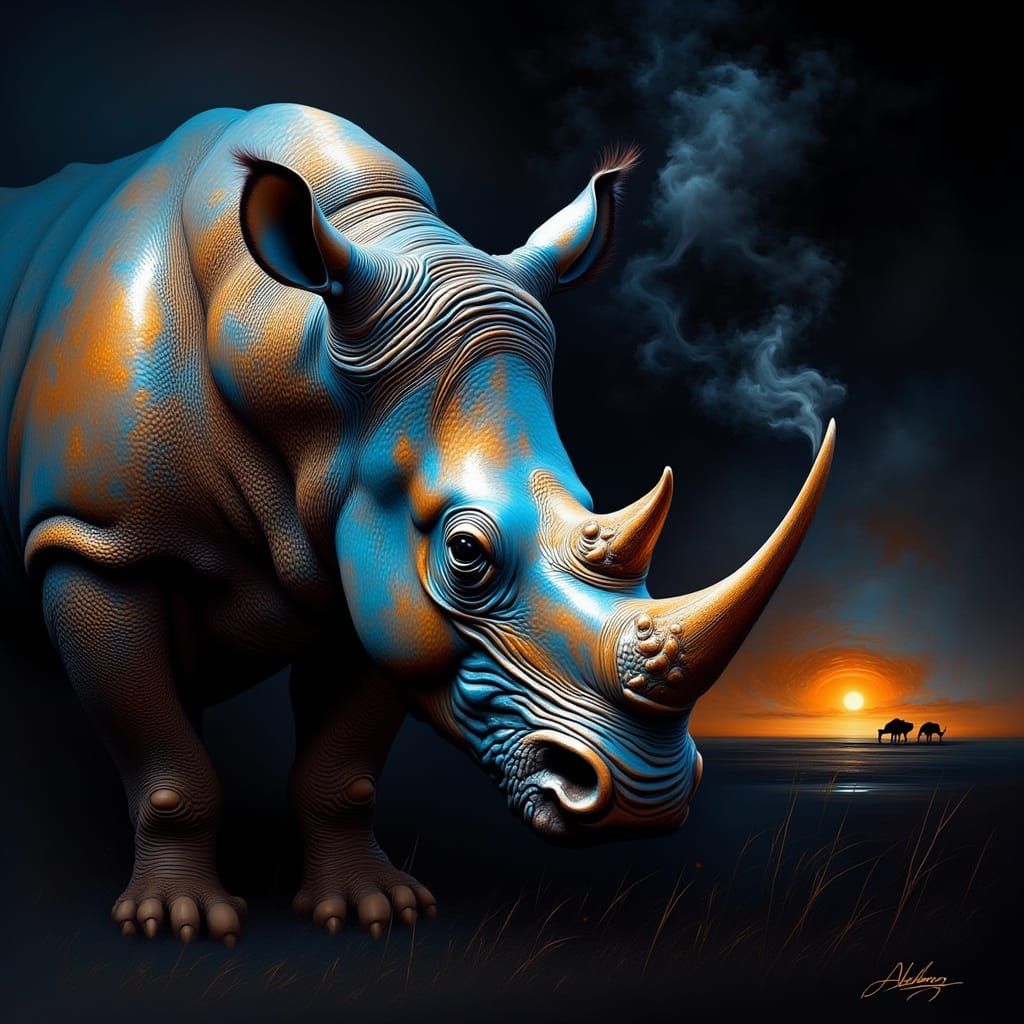 Feeling Blue on a Hot Savannah