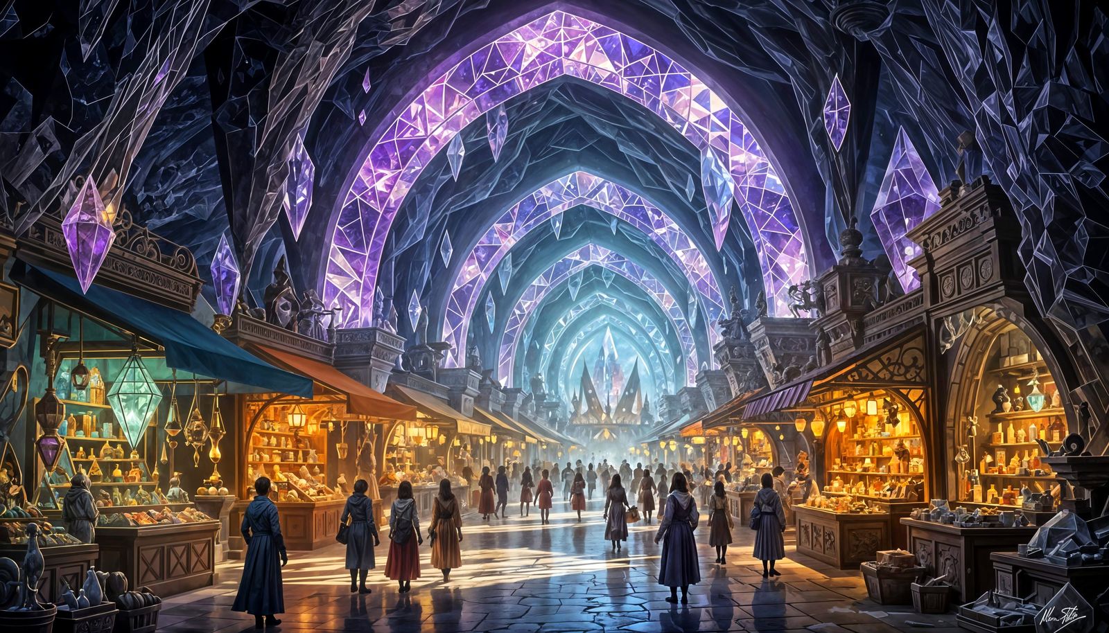 Amethyst Crystal Cavern Marketplace