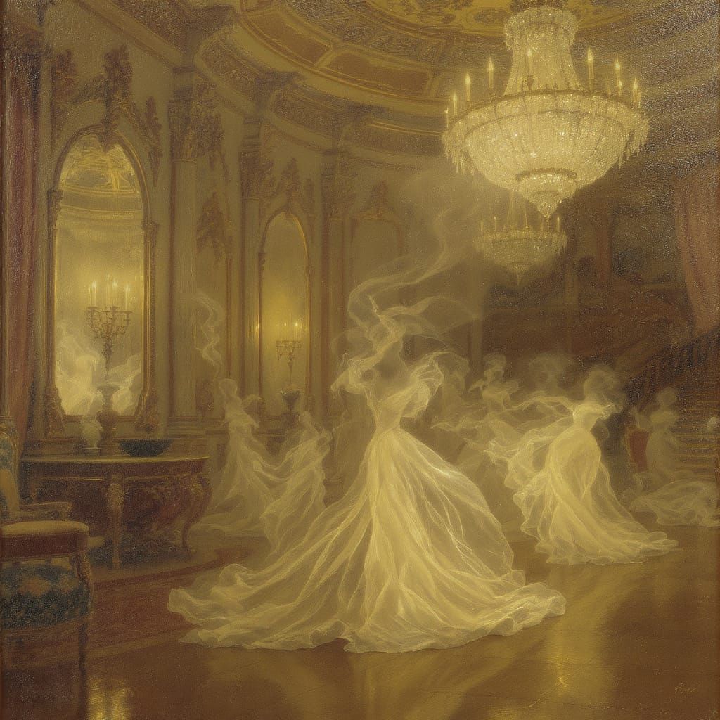 Victorian Ghosts Haunt Opulent New Year's Ballroom