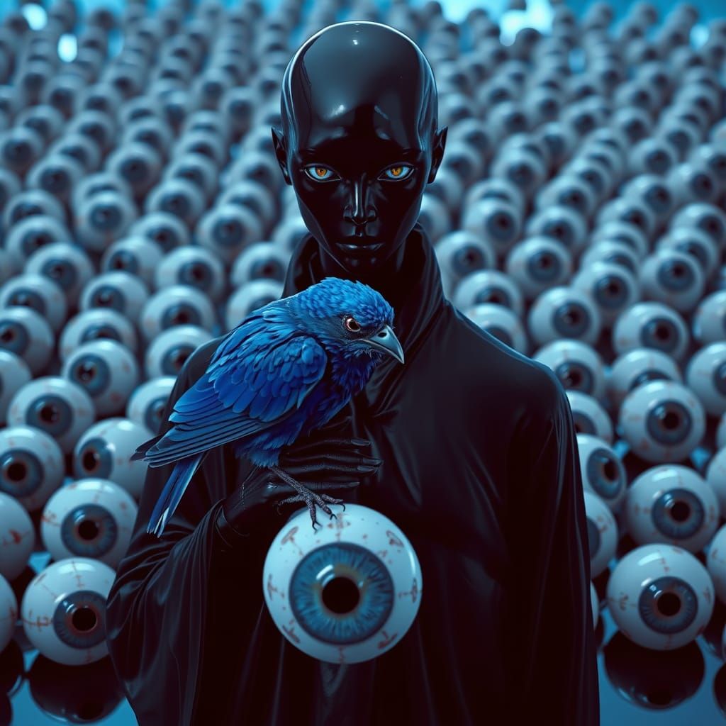 Mannequin with Bird in Post-War Surrealism