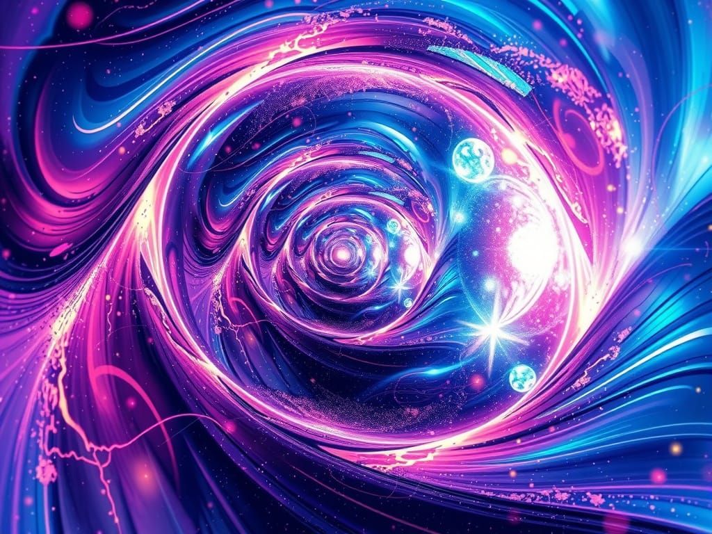 Iridescent Vortex Tunnel in Galactic Star-Forming Region