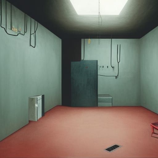 Liminal Spaces in Desolate Sewers, Matte Painting