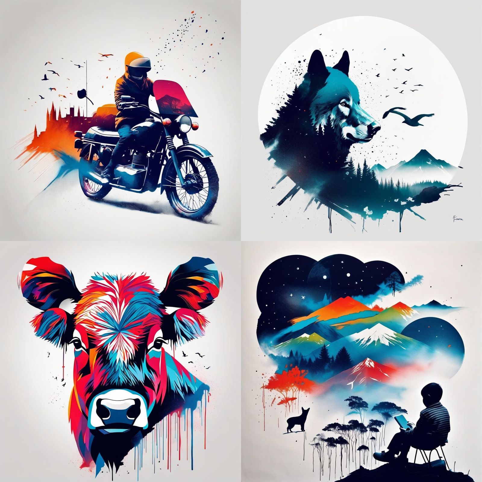 Vibrant Digital Art Inspired by Nature