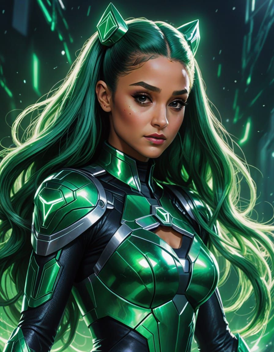 Polaris, Mistress of Magnetism: Metallic Comic Art