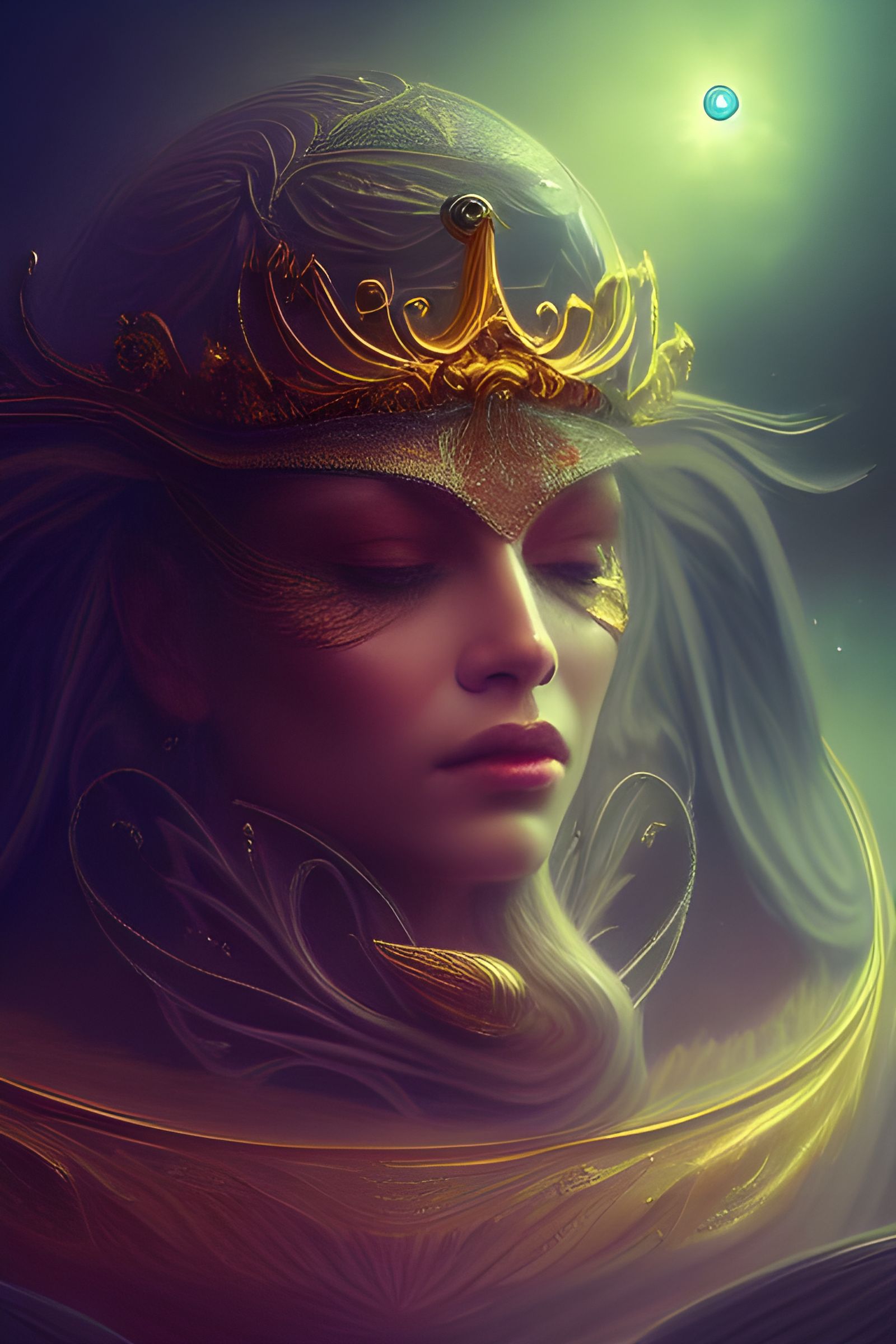 Intricate King of Souls Fantasy Art