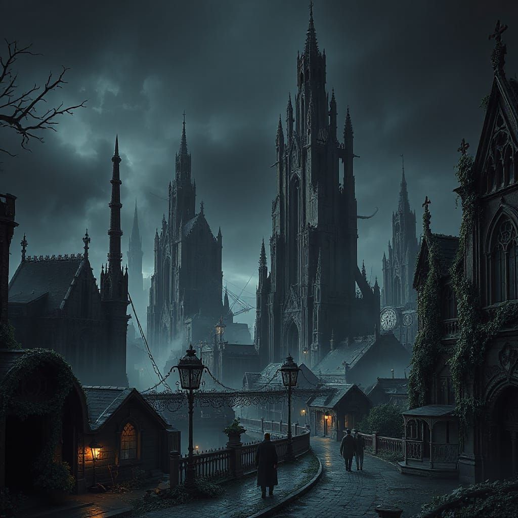 Gothic Metropolis Inspired by Morte Lenta