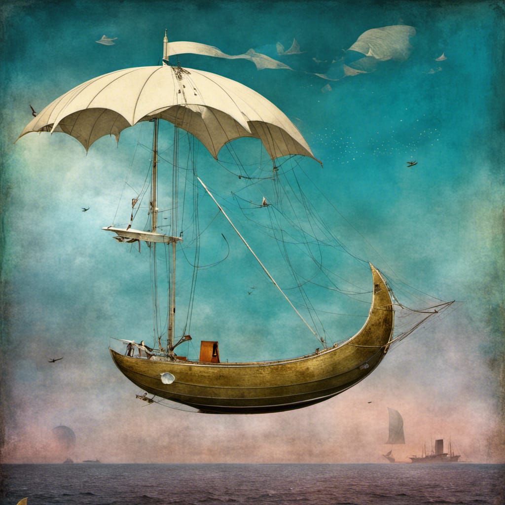 Flying Yacht Inspired by Catrin Welz-Stein