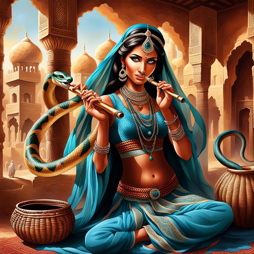 Create an image showcasing an airbrush illustration with bri...