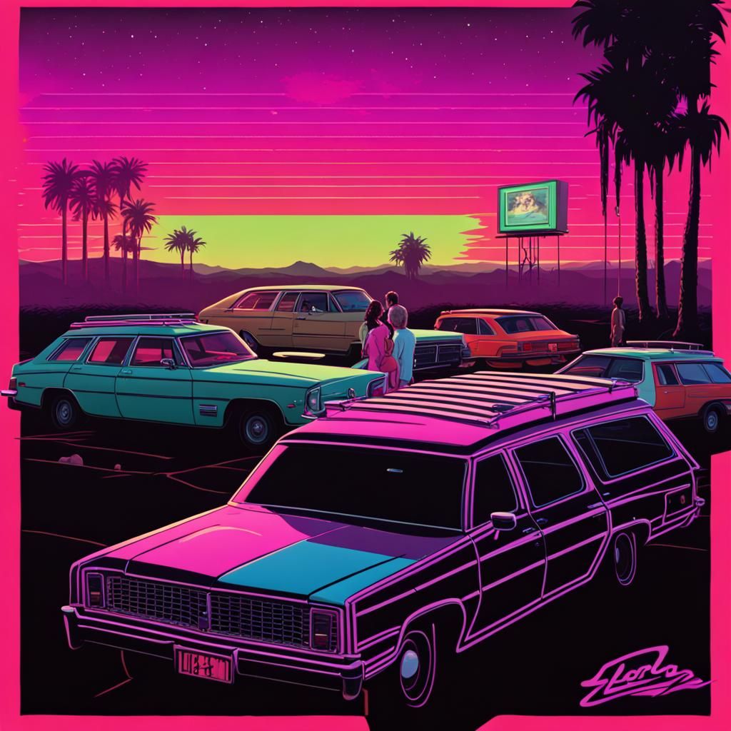 1970s Drive-In Movie Night with Family