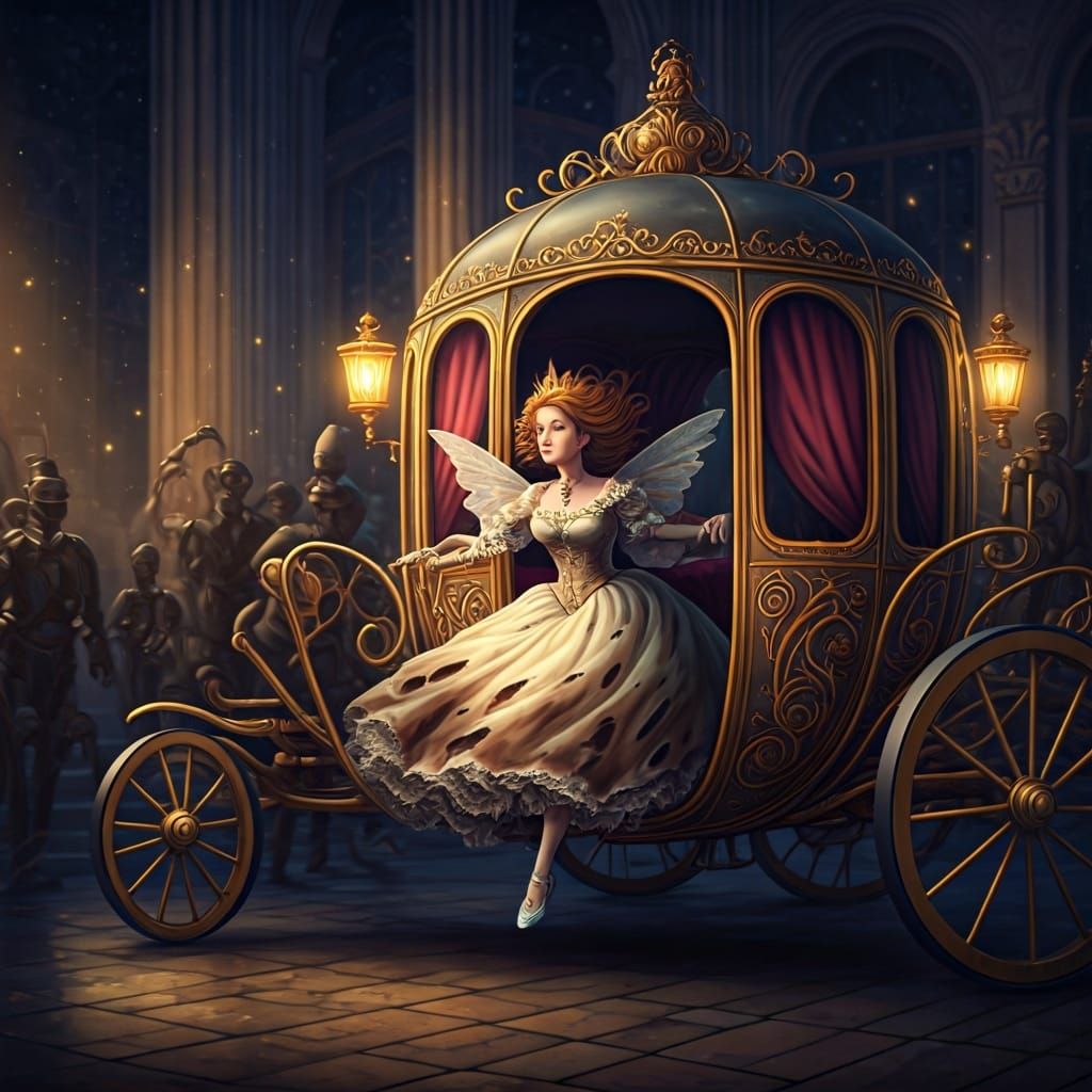 Steampunk Fairy Princess Escapes Clockwork Ball
