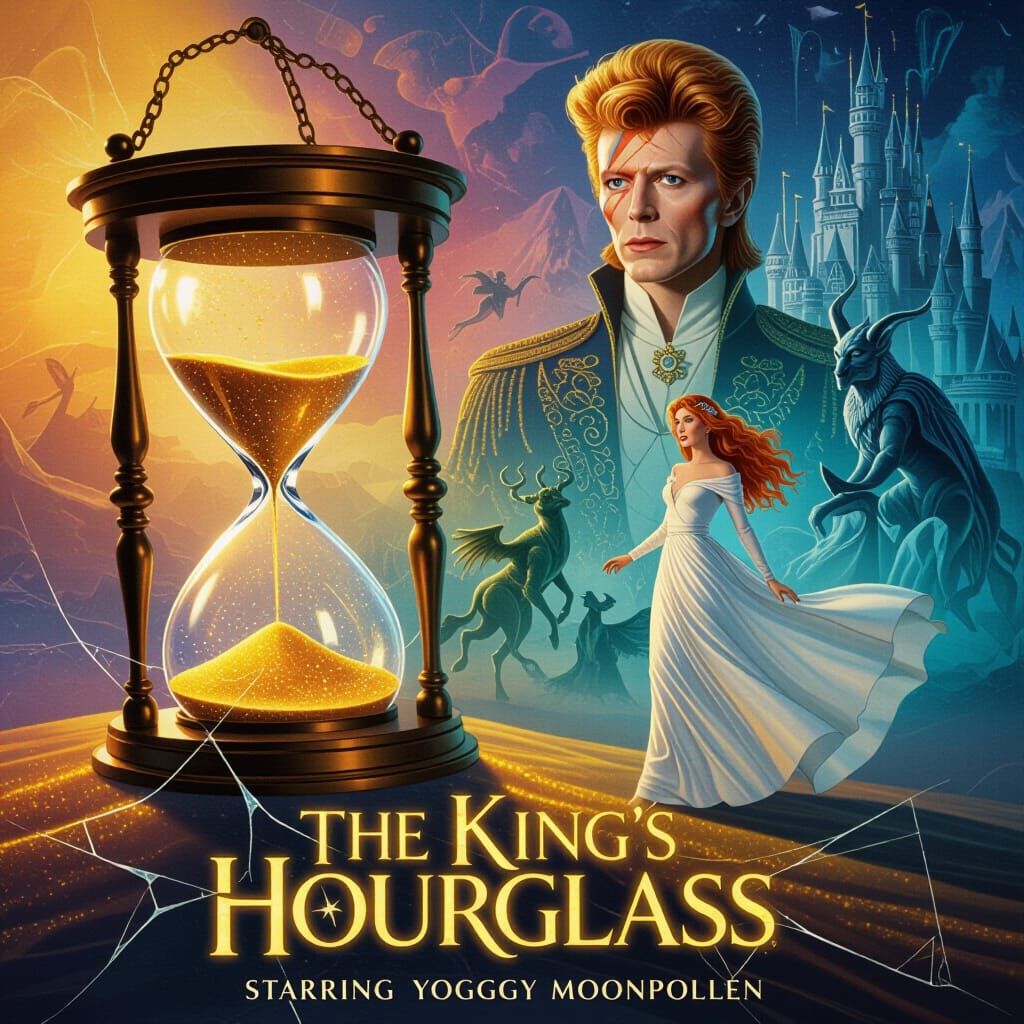 Fantasy Movie Poster: The King's Hourglass
